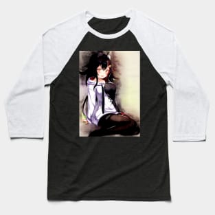 Ookami Mio Anime Watercolor Baseball T-Shirt